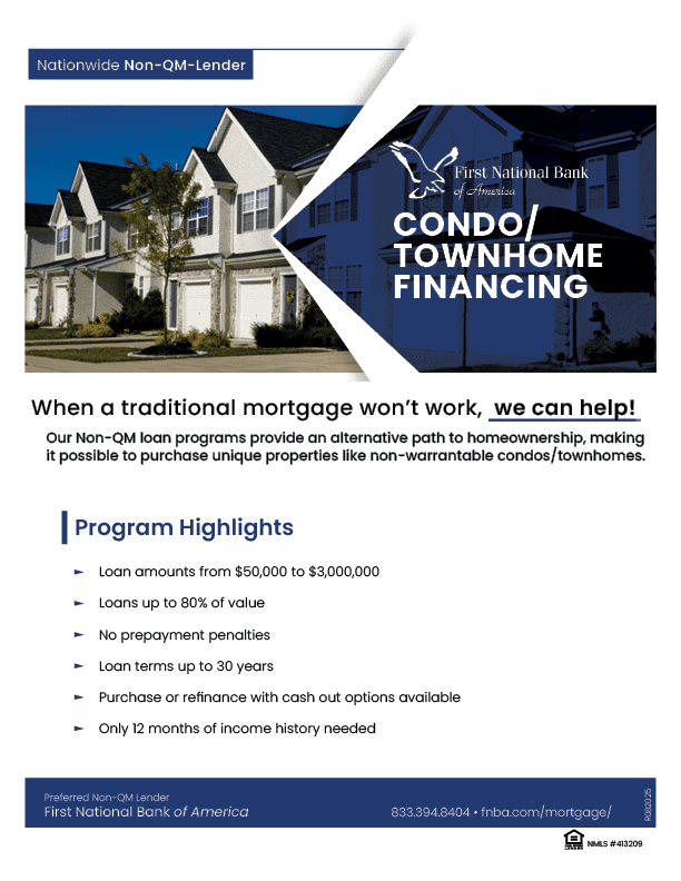 Non-Warrantable Condo Thumbnail Flyer