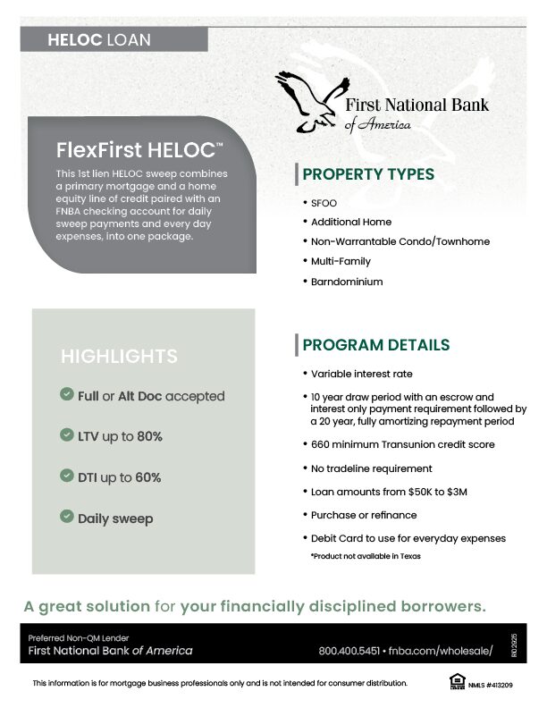 FlexFirst HELOC Flyer Thumbnail