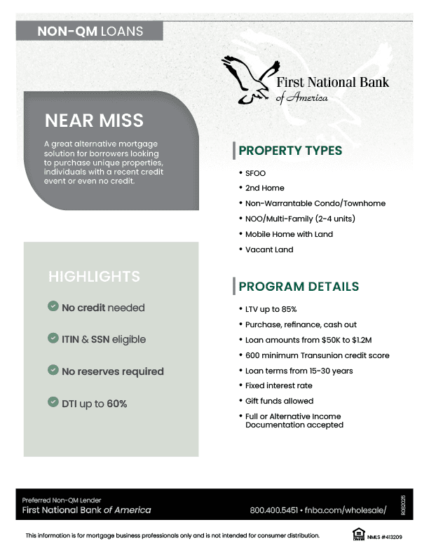 Near Miss Flyer Thumbnail