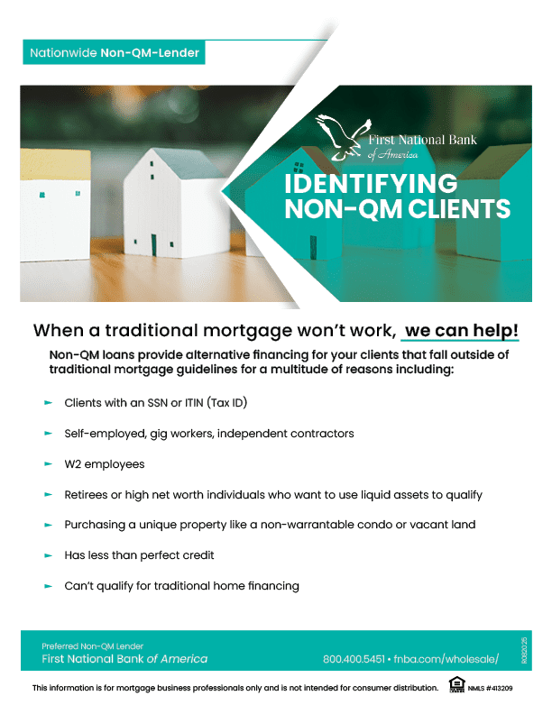 Non-QM Clients Flyer Thumbnail