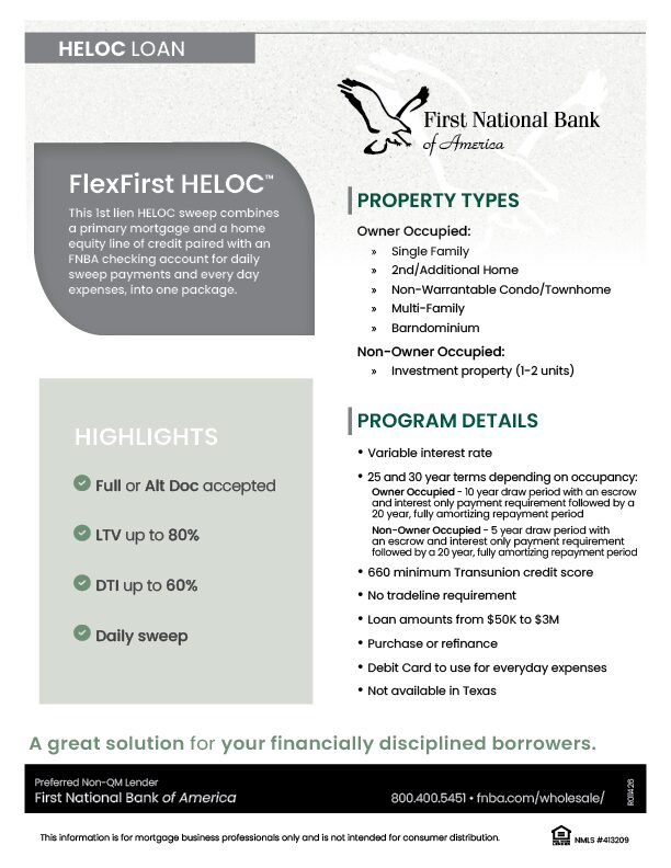 FlexFirst HELOC Flyer Thumbnail