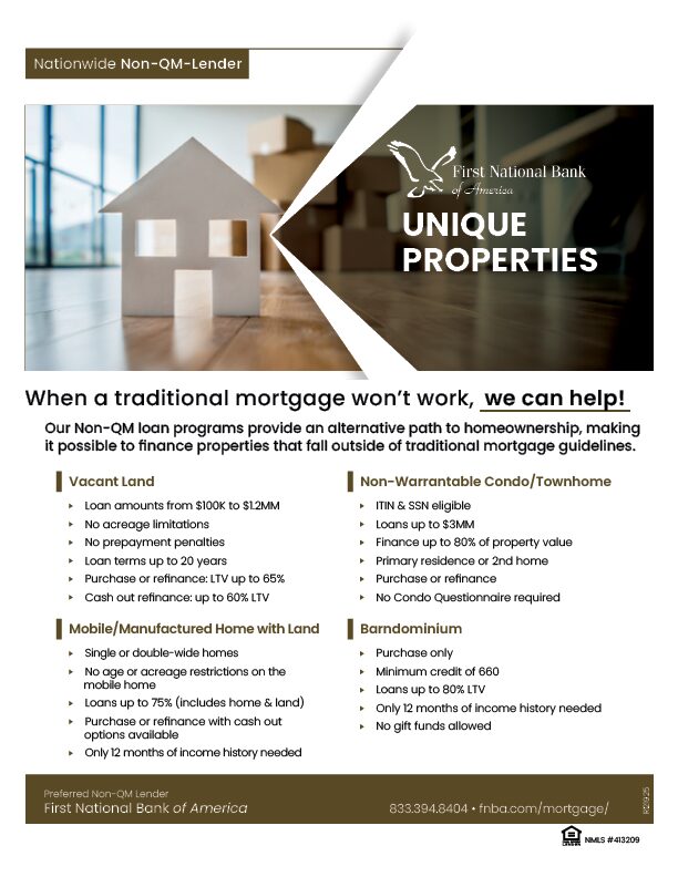 Unique Properties Flyer Thumbnail